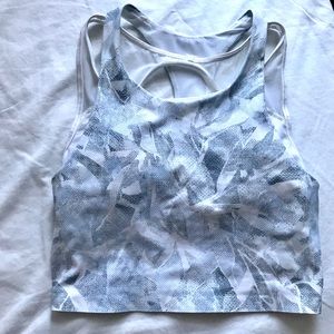 Lululemon Double Mesh Layer Sports Bra Sz 4